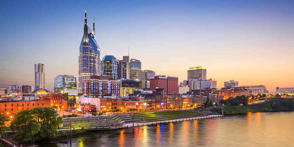 Downtown Nashville waterfront